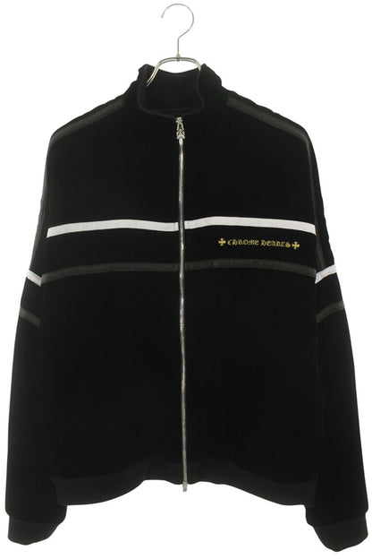 Chrome Hearts Logo Embroidered Velour Track Jacket Size M