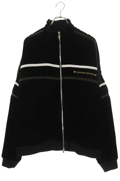 Chrome Hearts VELVET TRACKSUIT JACKET Velour Black Size L