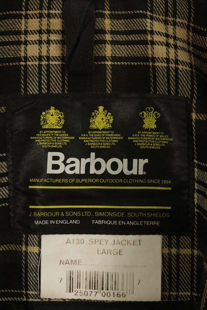 Barbour SPEY JACKET Oiled Fishing Blouson Khaki Size L