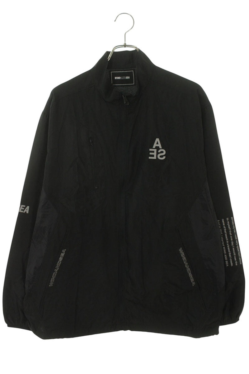 WIND AND SEA Reflective Logo Blouson Black Size M