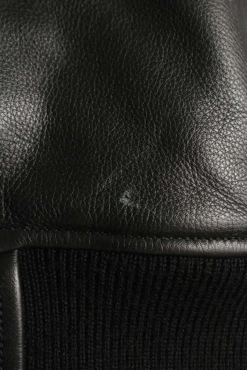 SOPHNET Cowhide Leather Blouson Black Size L