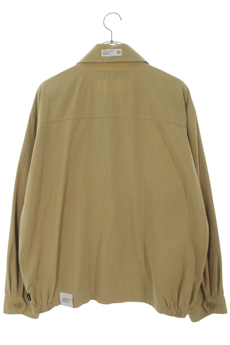 NEIGHBORHOOD 24SS Washed Zip Work Blouson Beige Size L
