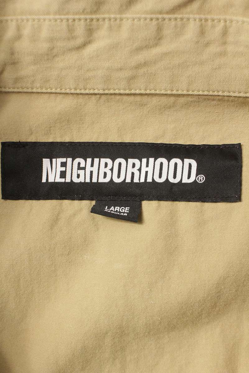 NEIGHBORHOOD 24SS Washed Zip Work Blouson Beige Size L