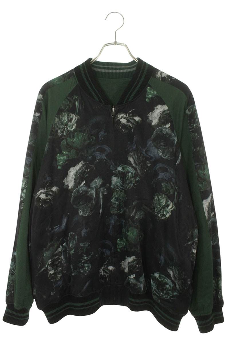 LAD MUSICIAN Floral Skull Reversible Jacket Multi Size XS