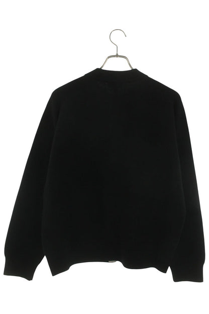 CHANEL Coco Mark Button Cashmere Knit Cardigan Black Size XS