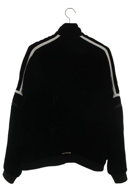 Chrome Hearts Logo Embroidered Velour Track Black Size M