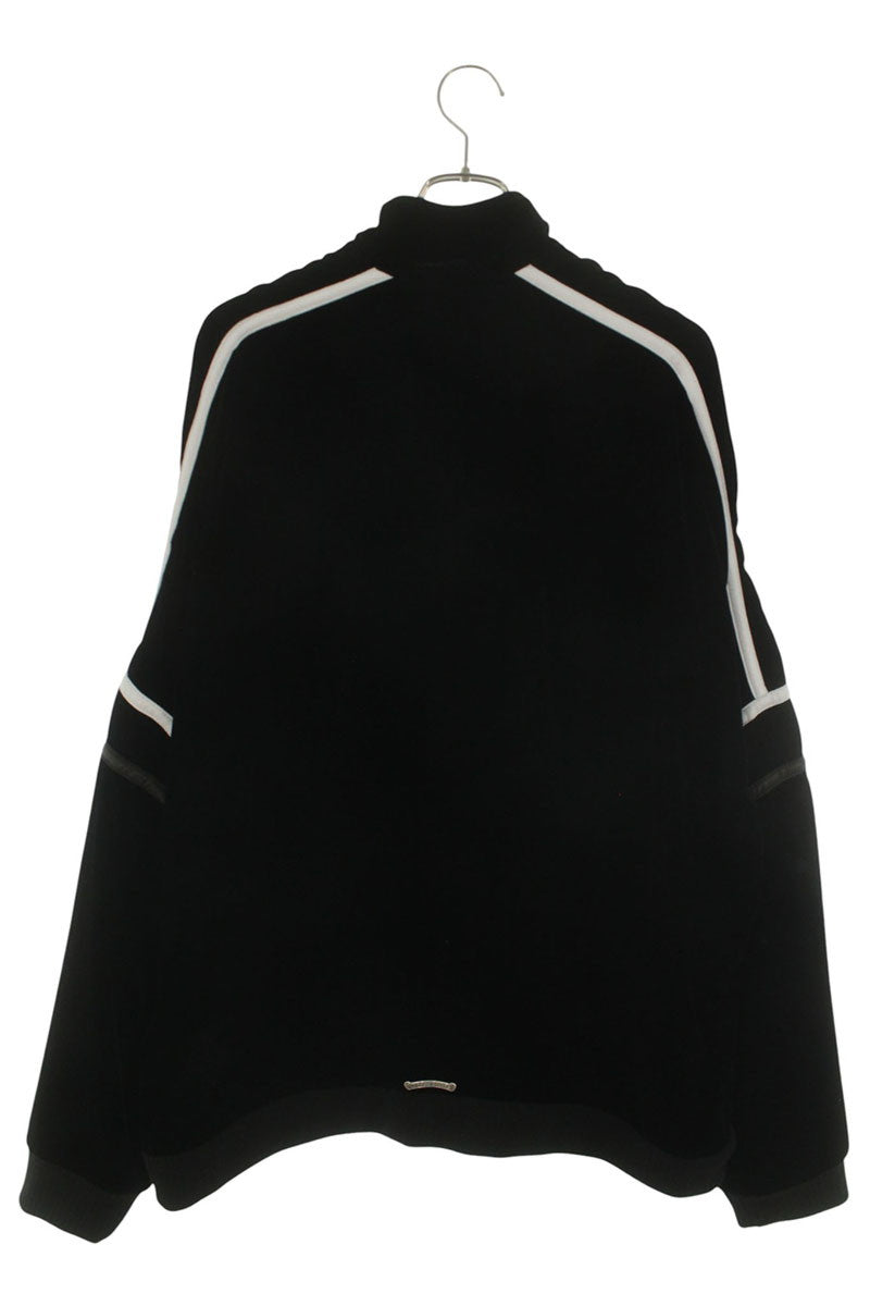 Chrome Hearts Logo Embroidered Velour Track Jacket Size XXL