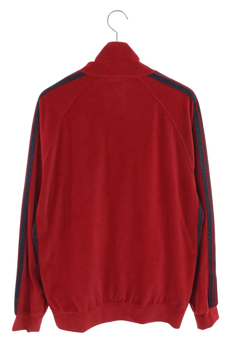 Needles Velour Track Blouson Red/Navy Size L