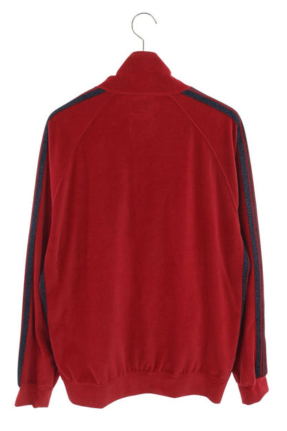 Needles Velour Track Blouson Red/Navy Size L