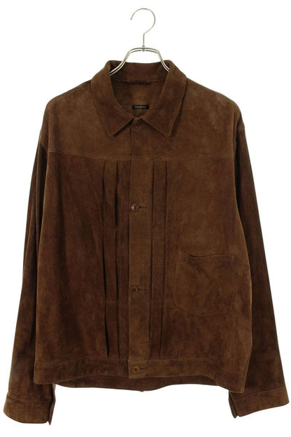 COMOLI 26SS TYPE-1st Sheep Suede Jacket Brown Size 4