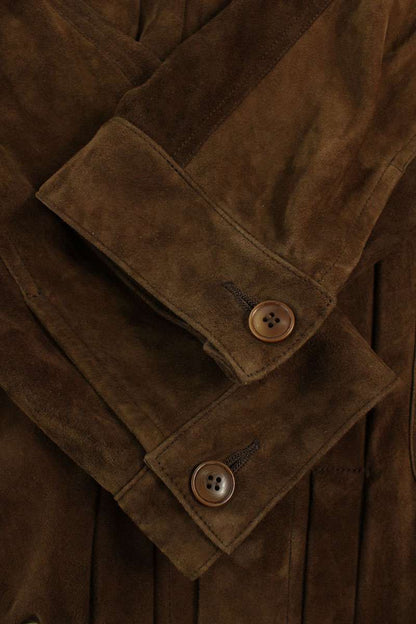 COMOLI 26SS TYPE-1st Sheep Suede Jacket Brown Size 4
