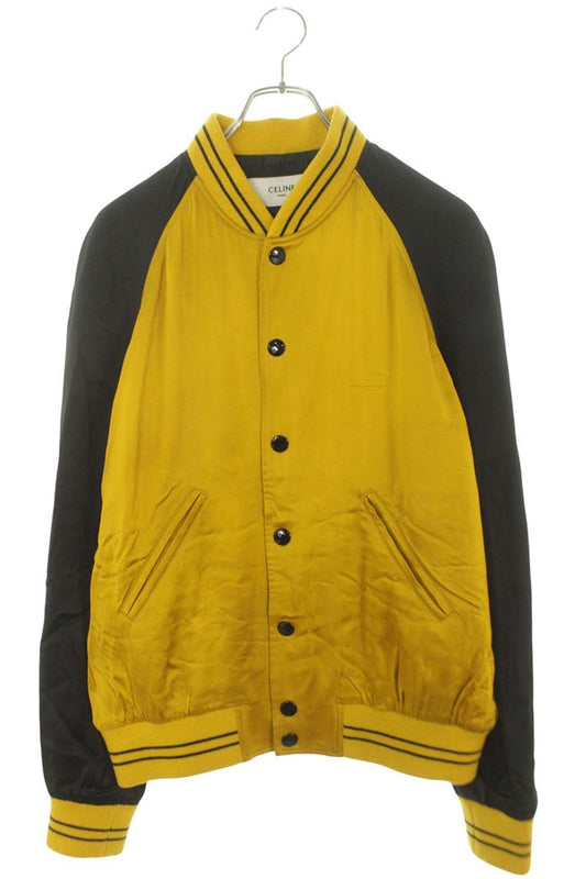 CELINE 21SS Studded Satin Teddy Blouson Multi Size S