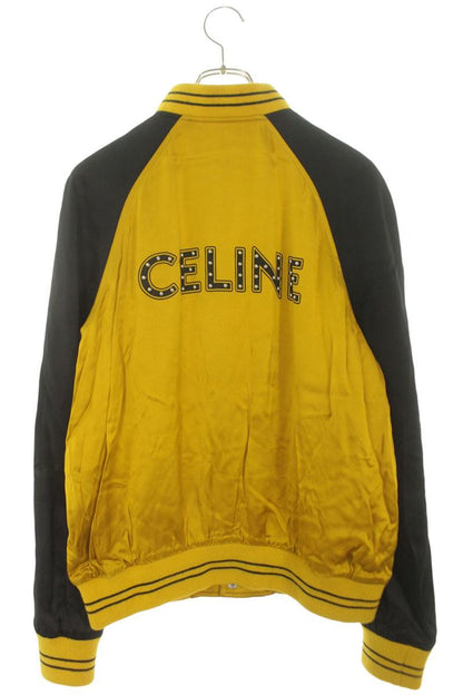 CELINE 21SS Studded Satin Teddy Blouson Multi Size S