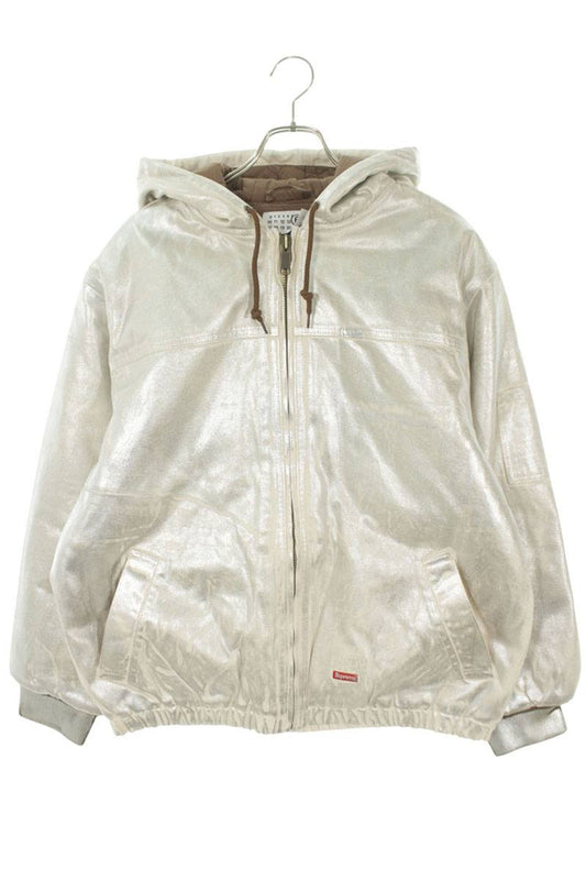 SUPREME 24SS x MM6 Foil Hooded Work Jacket Multi Size M