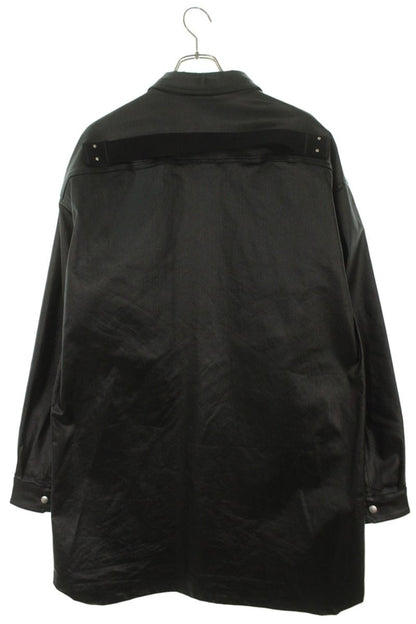 Rick Owens Coated Outer Shirt Blouson Black Size M