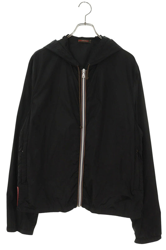 PRADA SPORT Nylon Zip-Up Blouson Black Size XXL