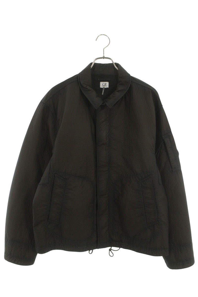 C.P.COMPANY Felted Nylon Short Jacket Olive Size L