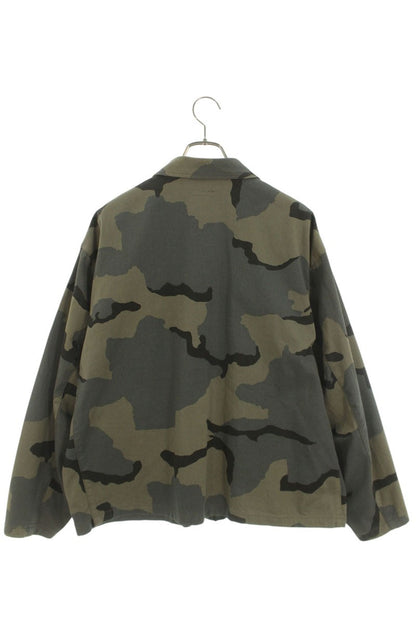 VAINL ARCHIVE Cotton Camo Zip Blouson Khaki Size L