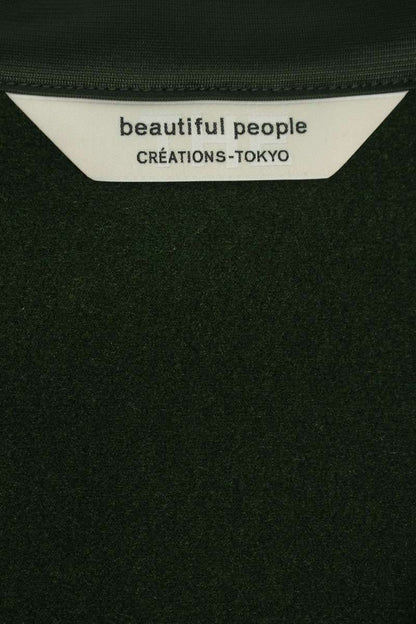 beautiful people Logo Tape Jersey Blouson Khaki Size XXL