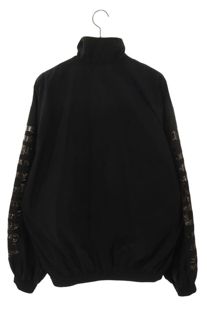 BALENCIAGA Sleeve Print Track Jacket Black Size XS