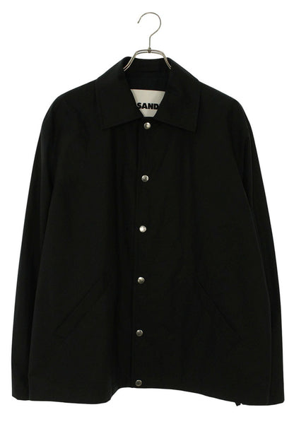 JILSANDER Back Logo Print Coach Jacket Black Size S