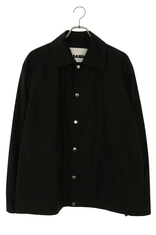 JILSANDER Back Logo Print Coach Jacket Black Size S