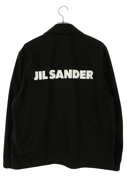 JILSANDER Back Logo Print Coach Jacket Black Size S
