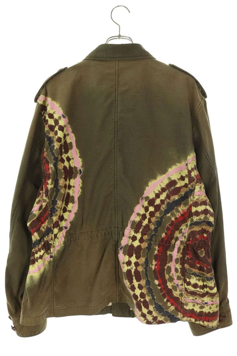 KHOKI 26SS Tie-Dye Cotton Jacket Khaki Size L