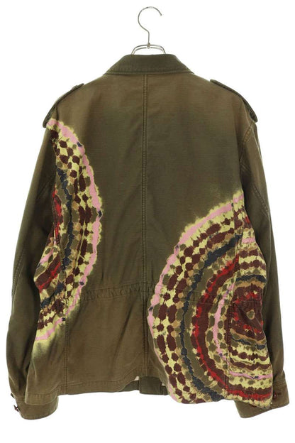 KHOKI 26SS Tie-Dye Cotton Jacket Khaki Size L