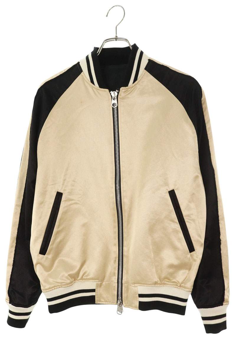 SOPHNET Reversible Varsity Jacket Black/Beige Size M
