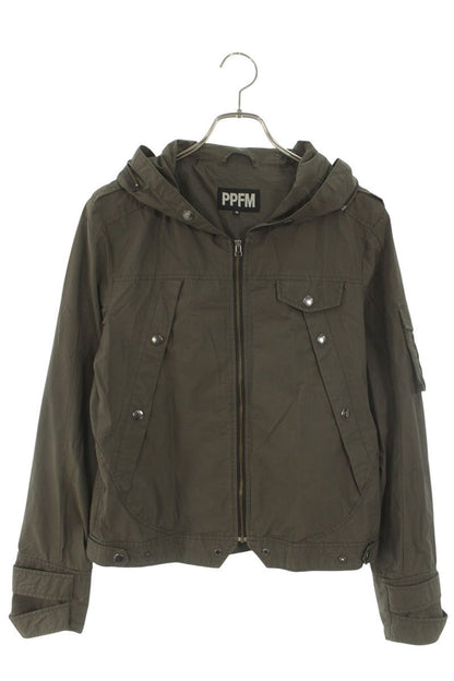 PPFM PEYTONPLACEFORMEN Cotton Zip-Up Hooded Blouson Size M