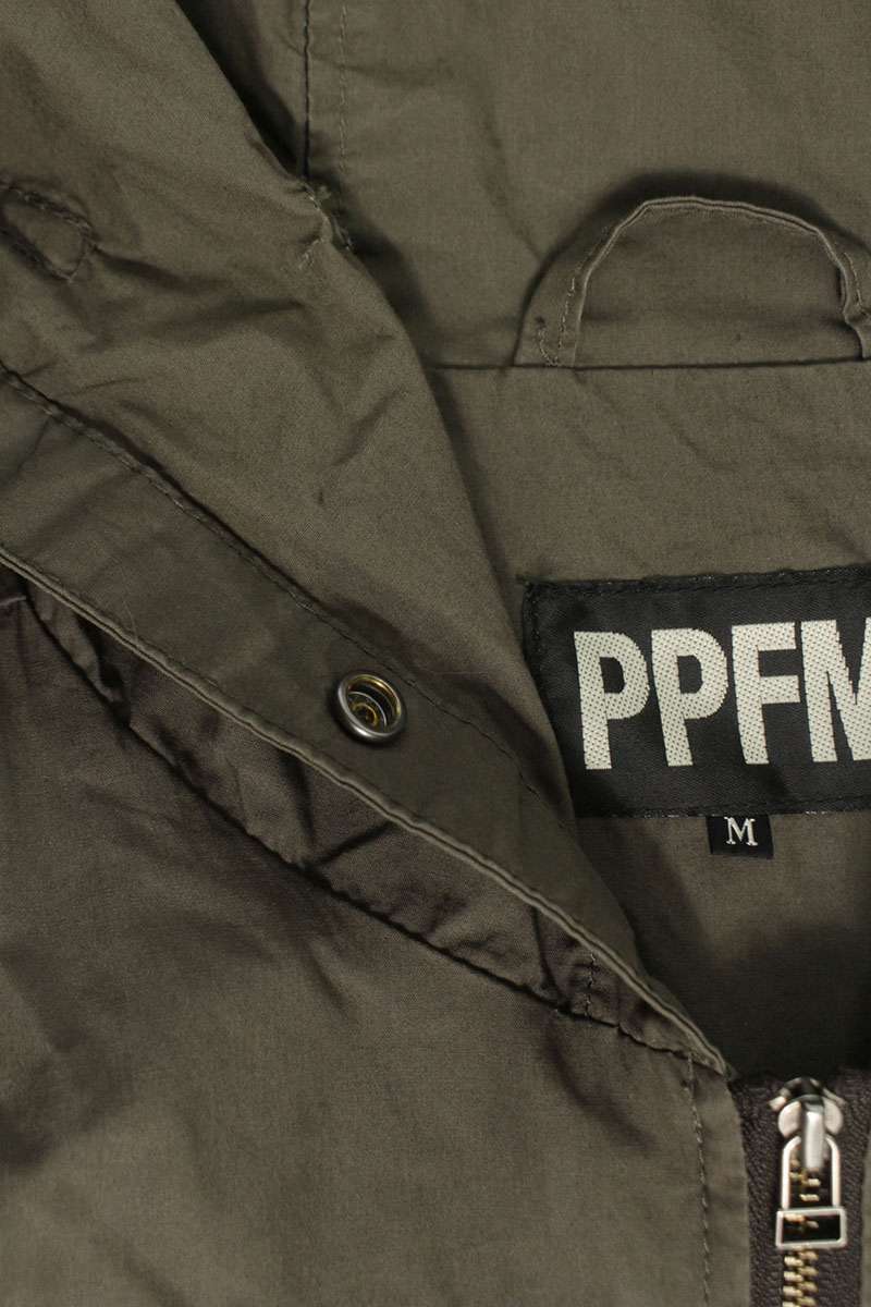 PPFM PEYTONPLACEFORMEN Cotton Zip-Up Hooded Blouson Size M