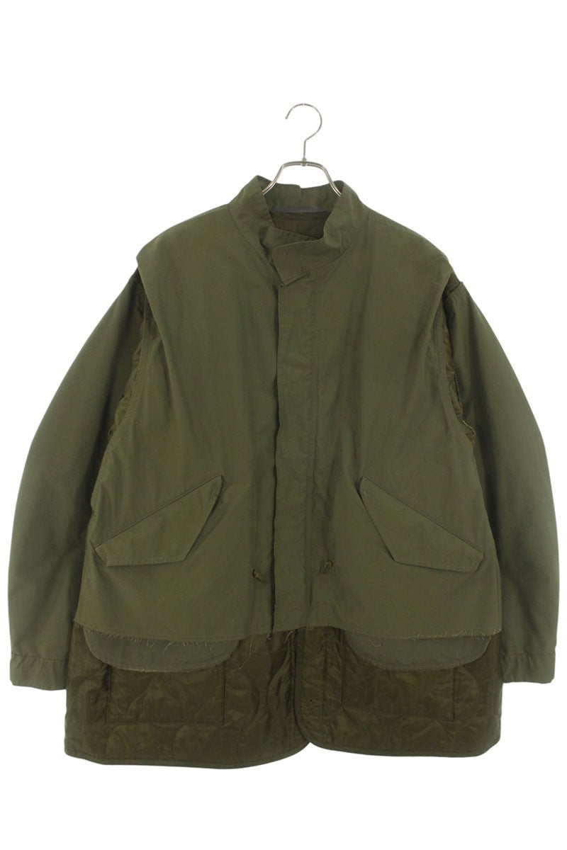 YOKE FW25 Connected Military Blouson Olive Green Size S