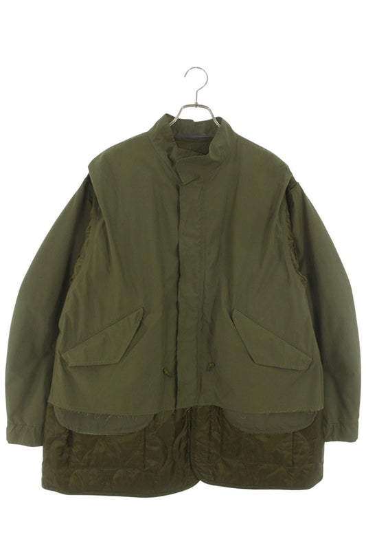 YOKE FW25 Connected Military Blouson Olive Green Size S