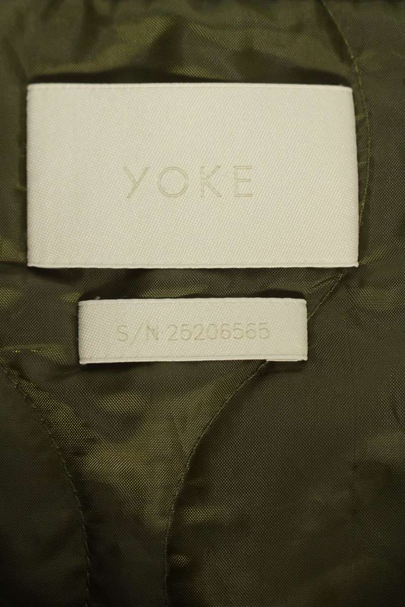 YOKE FW25 Connected Military Blouson Olive Green Size S