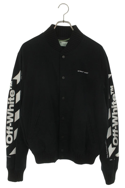 OFF-WHITE 19SS Back Arrow Skinny Varsity Blouson Size XL