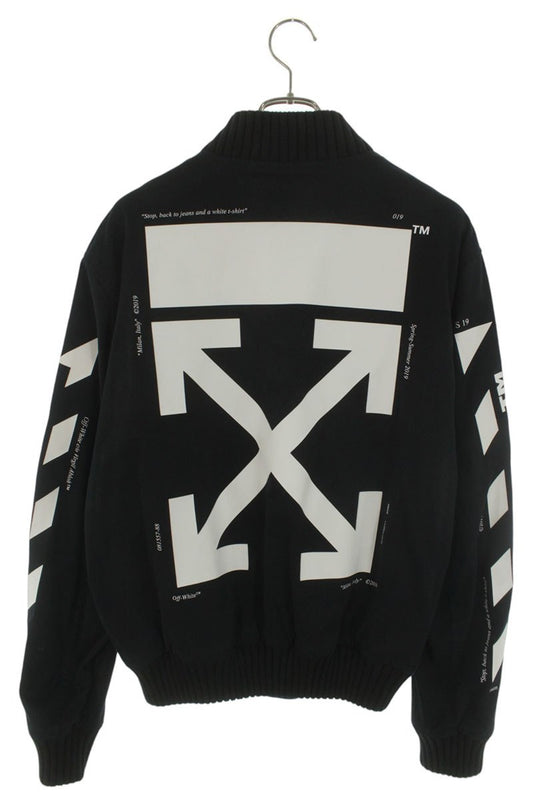 OFF-WHITE 19SS Back Arrow Skinny Varsity Blouson Size XL