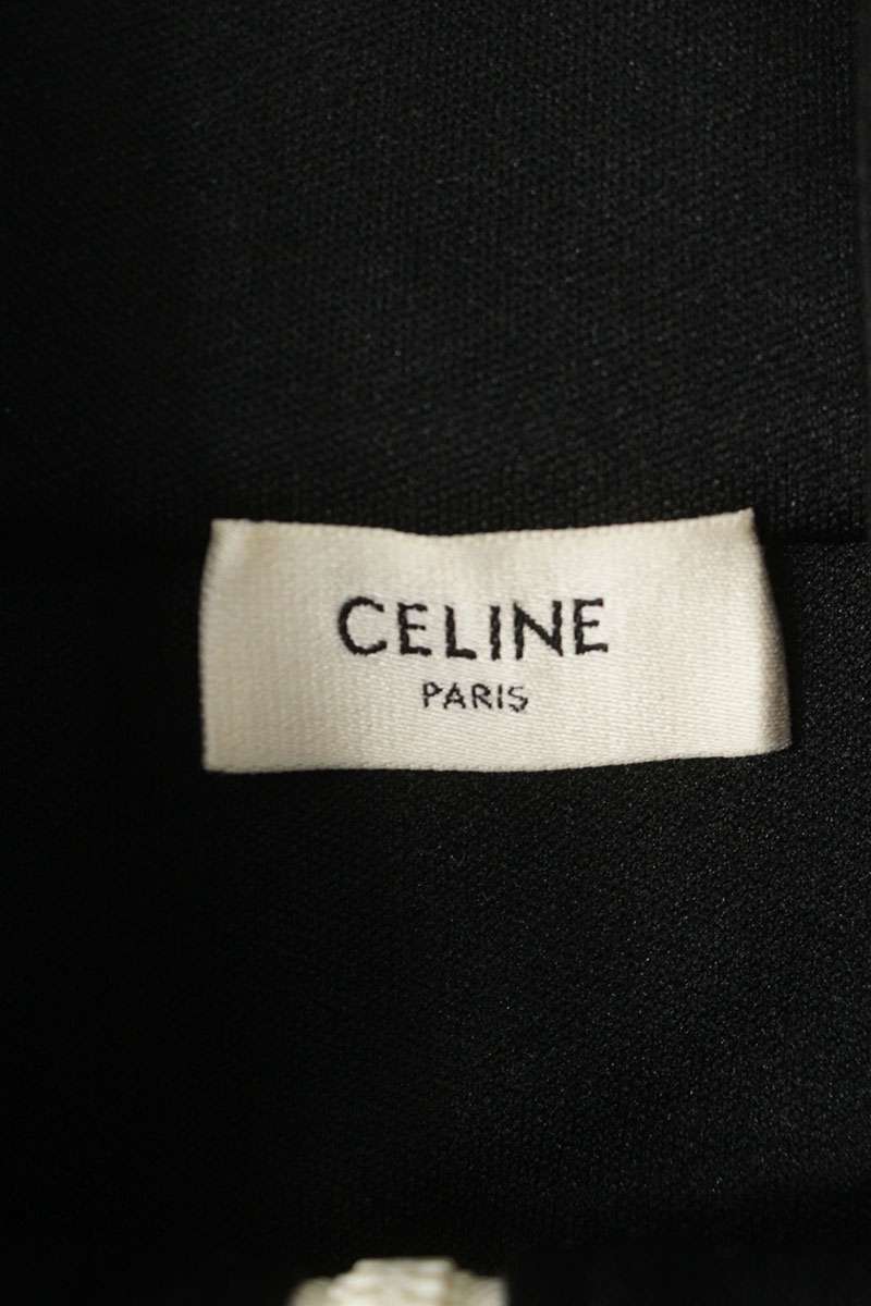 CELINE Double Face Jersey Jacket Black Size L