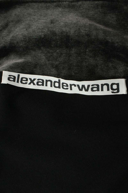 ALEXANDER WANG Velour Zip-Up Track Blouson Red Size S
