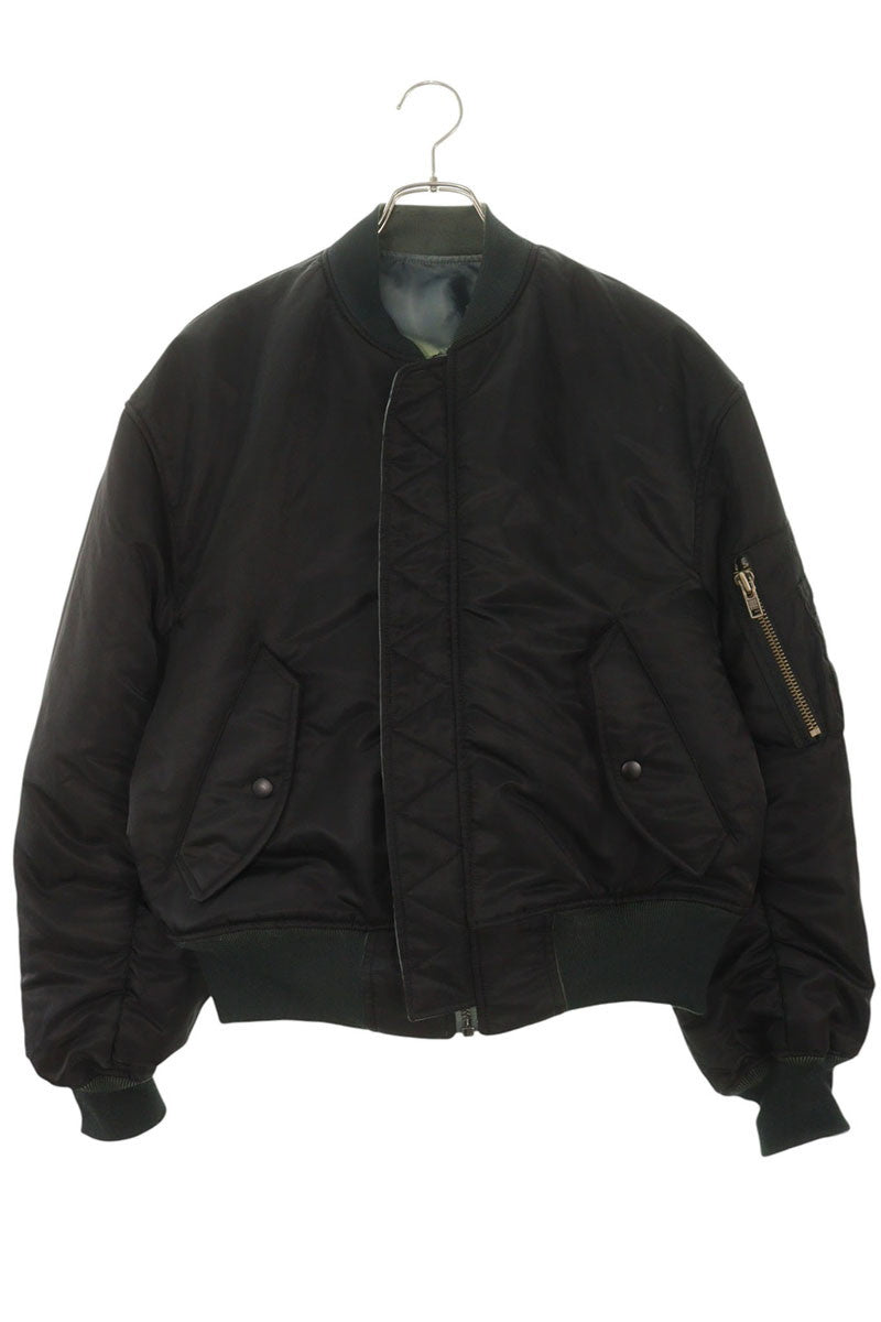 Protocol Index Graffiti Print Reversible Bomber Size M