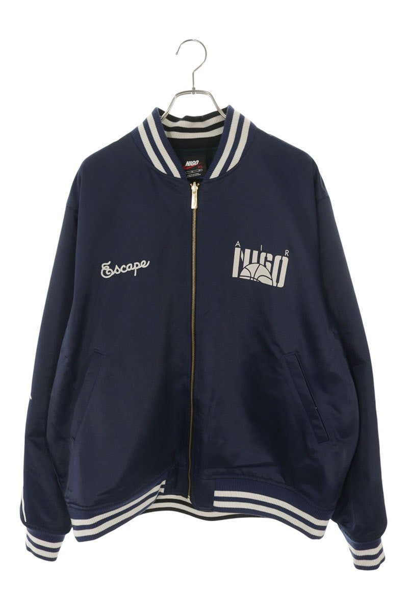 NIKE Reversible Nylon Souvenir Blouson Navy Size XL