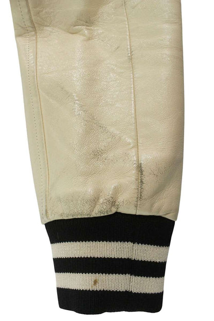 CELINE C Logo Teddy Blouson Black/White Size M