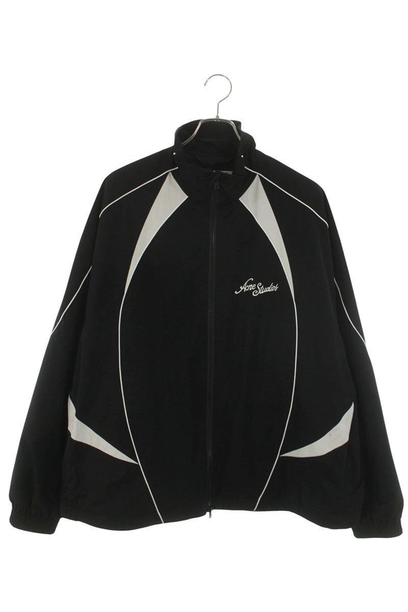 ACNE STUDIOS Technical Logo Track Blouson Black Size S