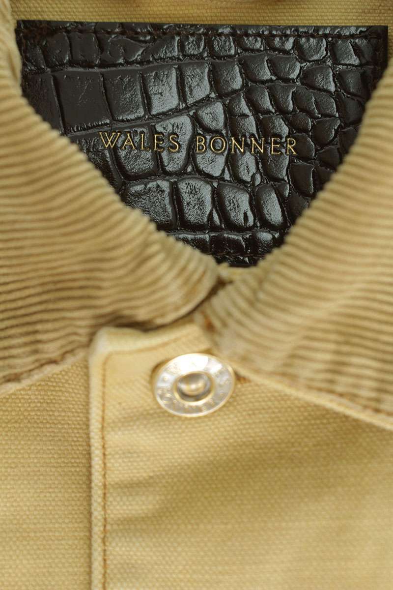 WALES BONNER 25AW SIERRA CANVAS JACKET Beige Size S