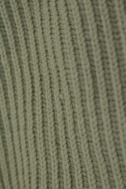 AURALEE Wool Knit Jacket Light Green Size XL