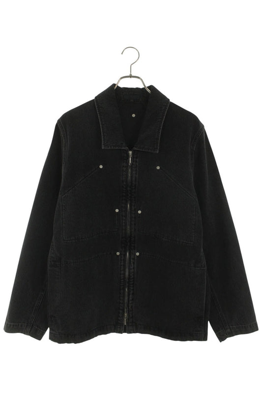 Omar Afridi Denim Coverall Blouson Black Size S