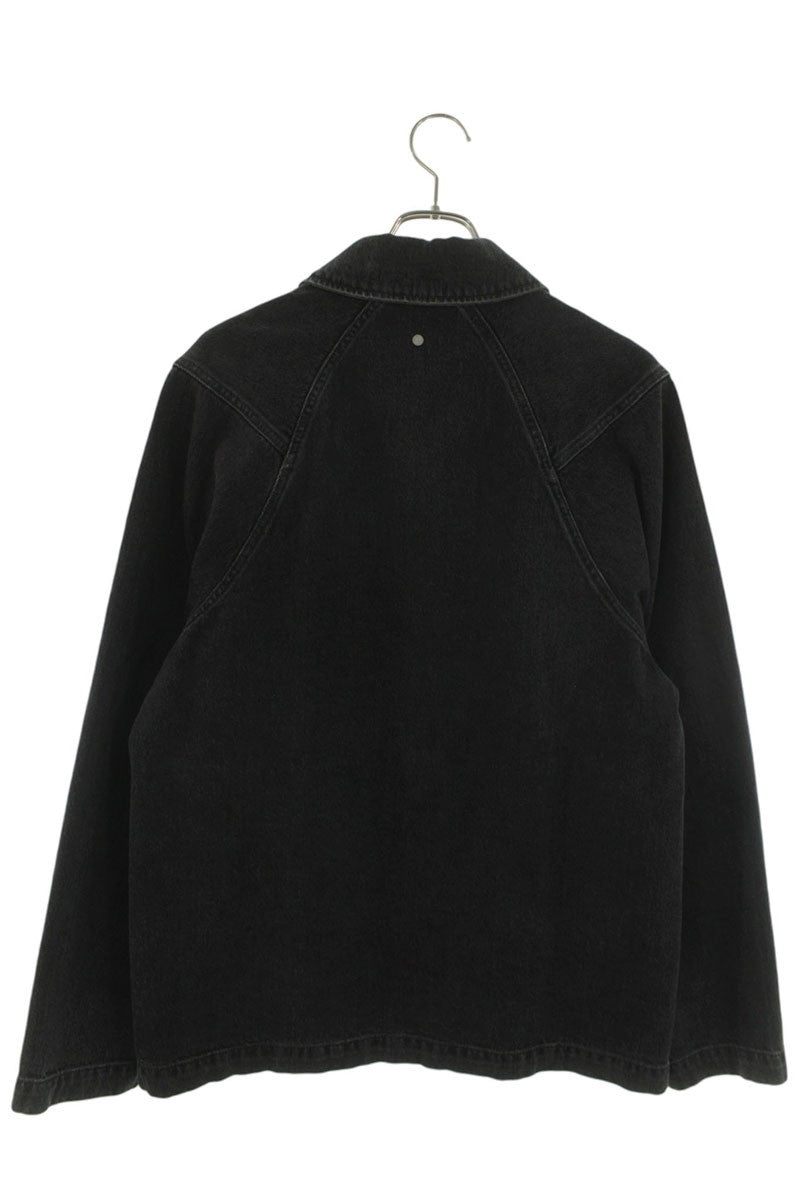 Omar Afridi Denim Coverall Blouson Black Size S