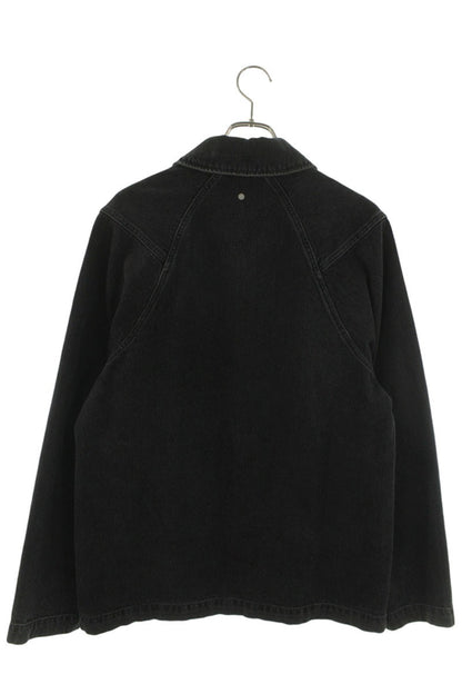 Omar Afridi Denim Coverall Blouson Black Size S