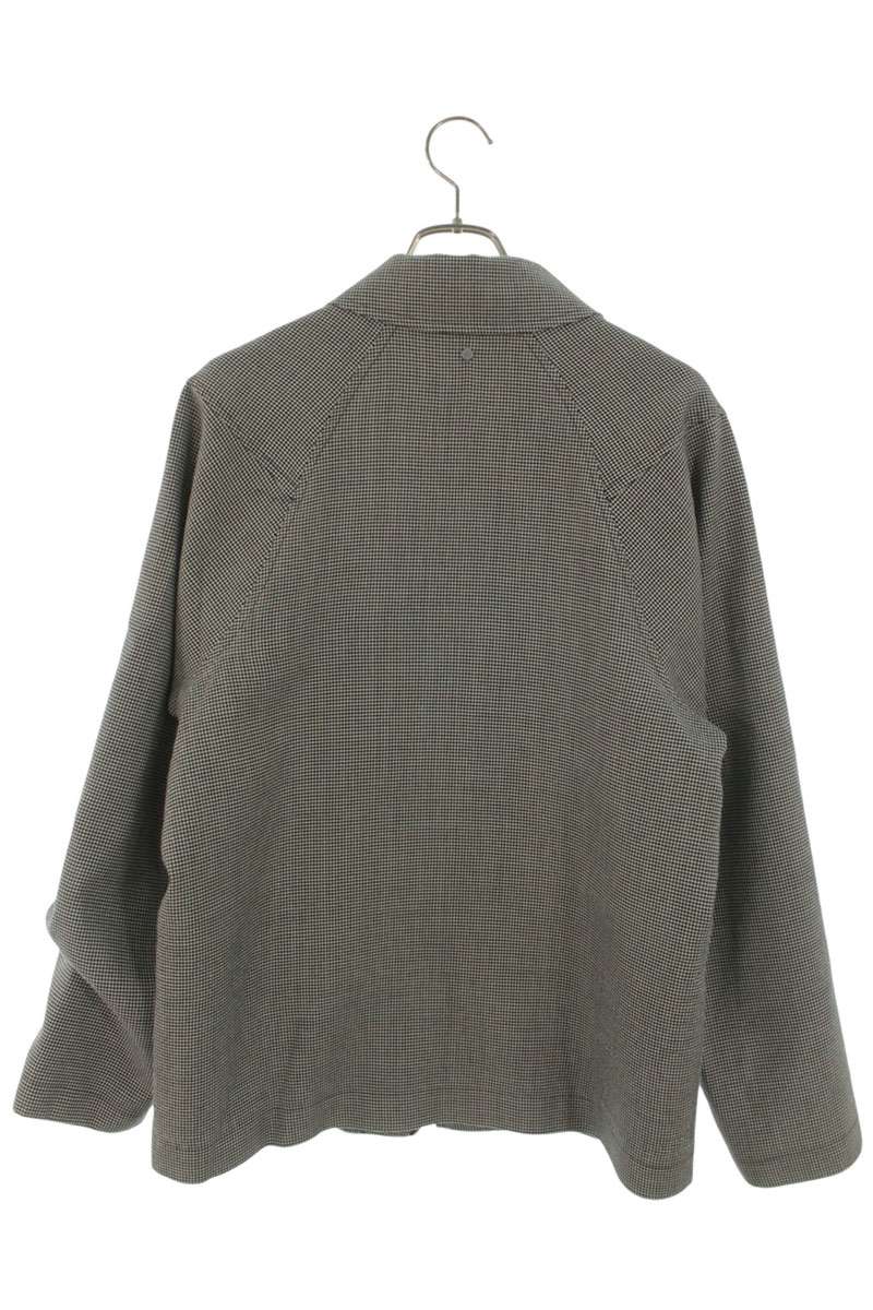 Omar Afridi Houndstooth Coverall Blouson Gray Size S
