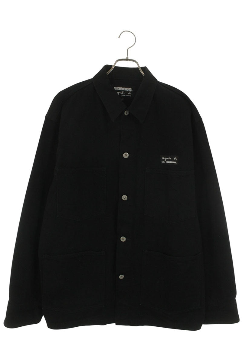 agnes b x NEIGHBORHOOD Back Print Jacket Black Size XL